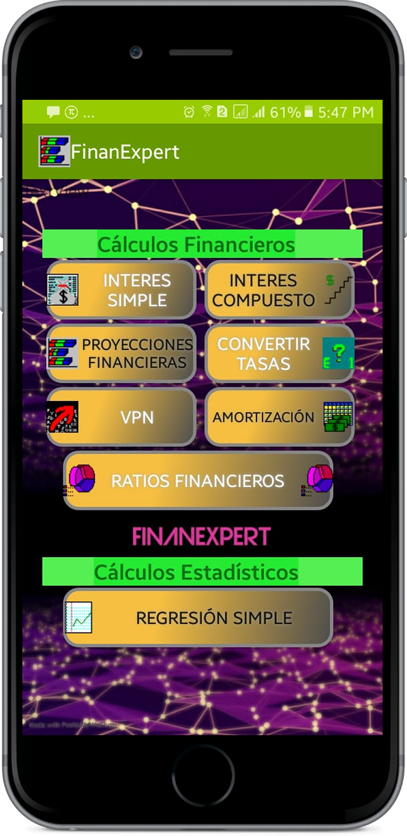 Módulo de proyecciones financieras